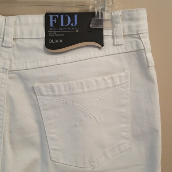 New FDJ French Dressing Jeans Olivia Slim leg Jeans 12 NWT - Picture 4 of 13